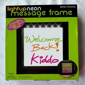 Neon Message Frame with 3D Pens